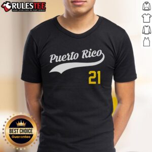 Awesome Puerto Rico Baseball 21 For Santurce Baseball Fans T-Shirt