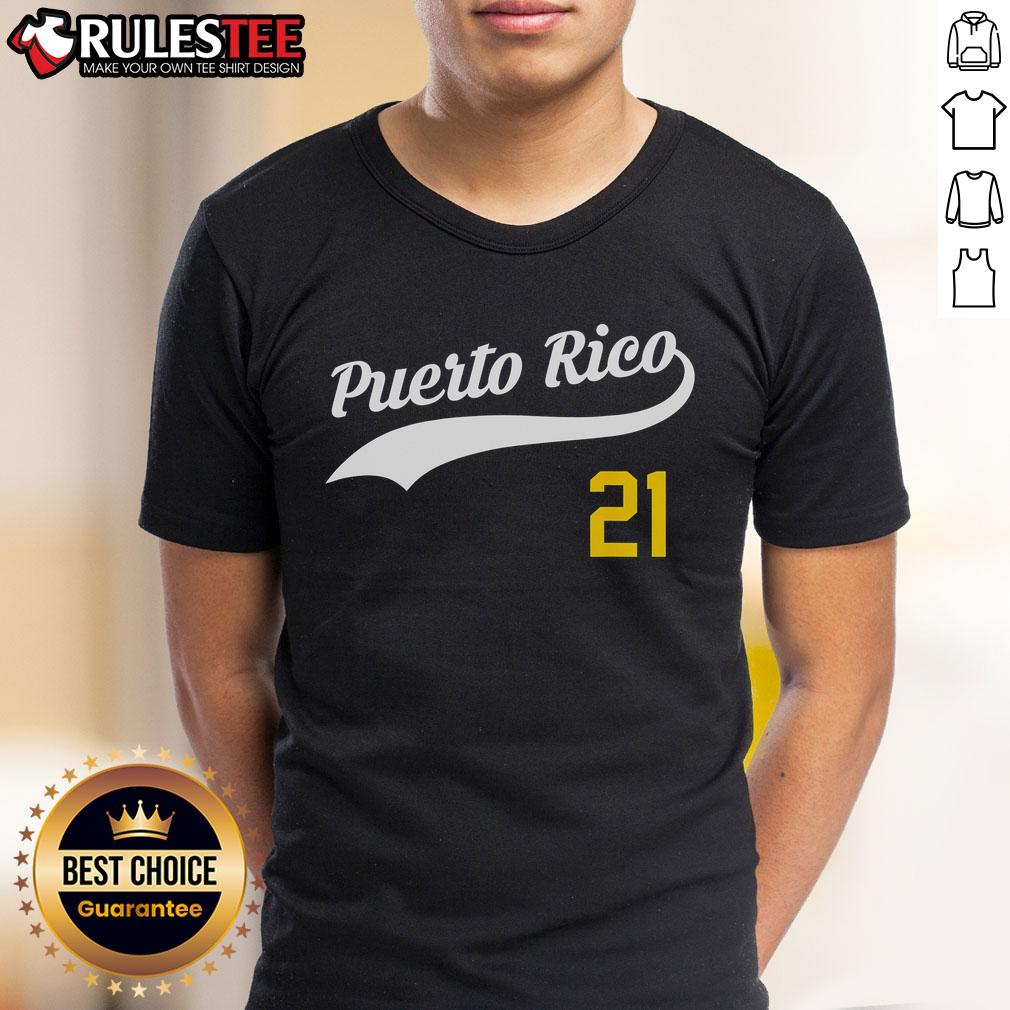 Awesome Puerto Rico Baseball 21 For Santurce Baseball Fans T-Shirt