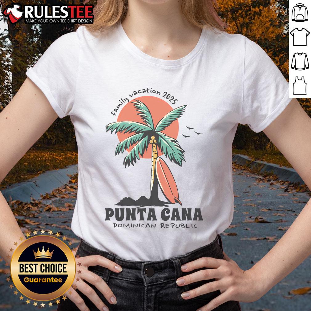 Awesome Punta Cana Family Vacation 2025 Matching Dominican Republic T-Shirt - Image 3