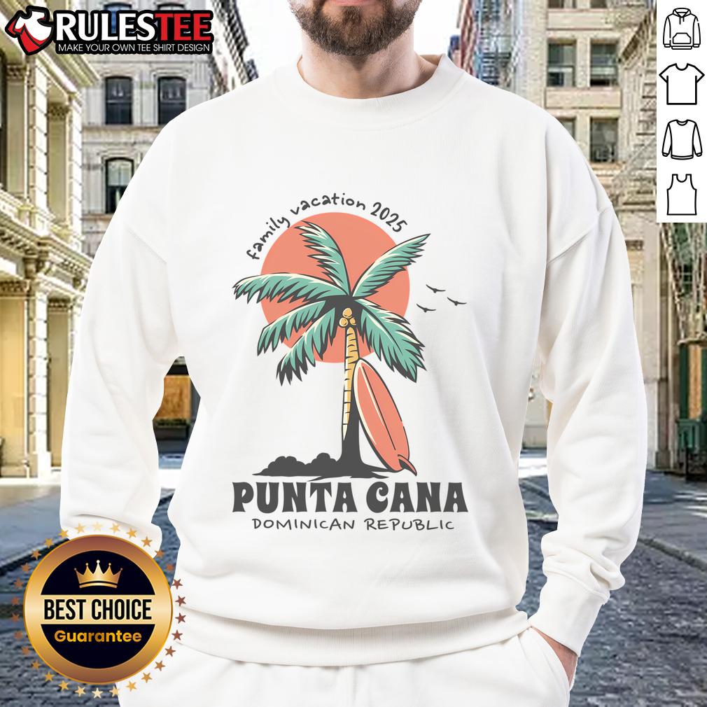 Awesome Punta Cana Family Vacation 2025 Matching Dominican Republic T-Shirt - Image 5
