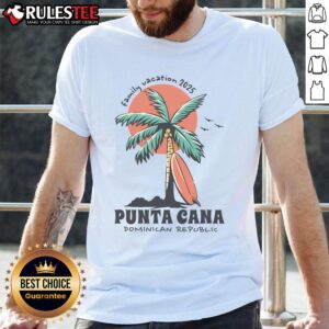 Awesome Punta Cana Family Vacation 2025 Matching Dominican Republic T-Shirt