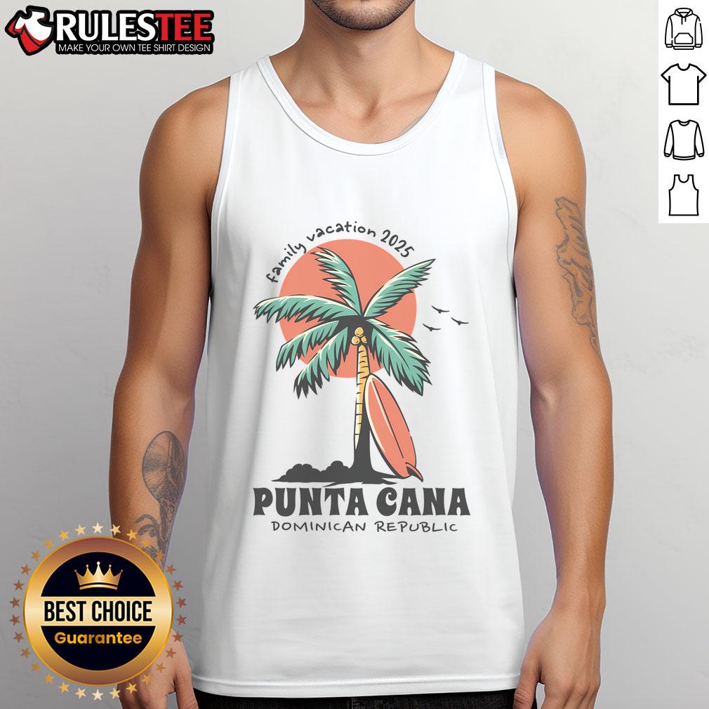 Awesome Punta Cana Family Vacation 2025 Matching Dominican Republic T-Shirt - Image 4