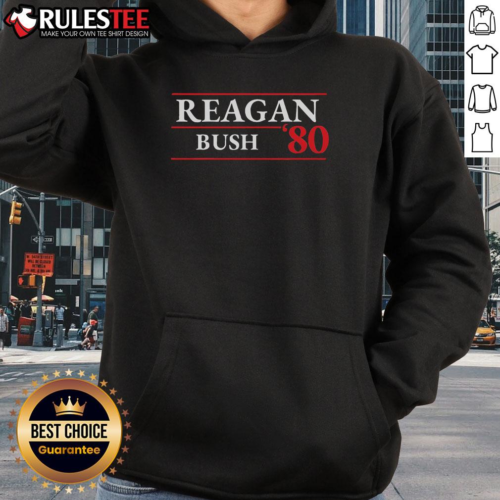 Awesome Reagan Bush 1980 Presidential Election T-Shirt - Image 2