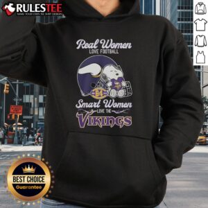 Alternative view of Awesome Real Women Love Football Smart Women Love The Vikings T-Shirt