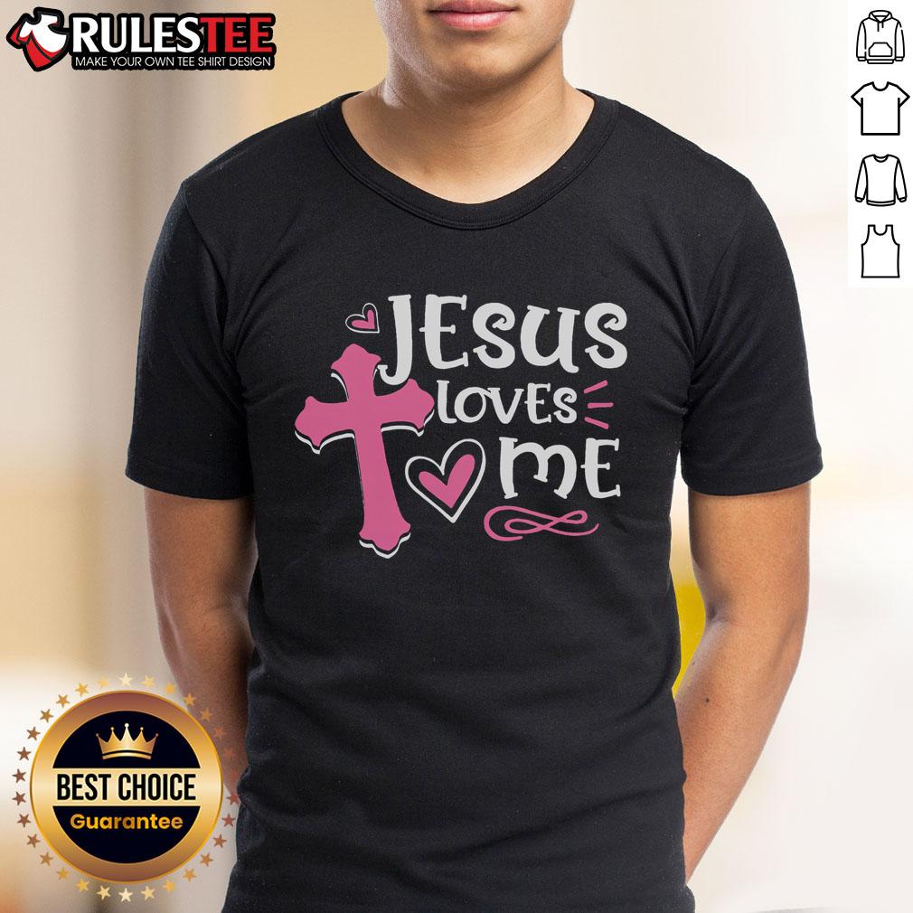 Awesome Religious Jesus's Love Jesus Loves Me Christian T-Shirt