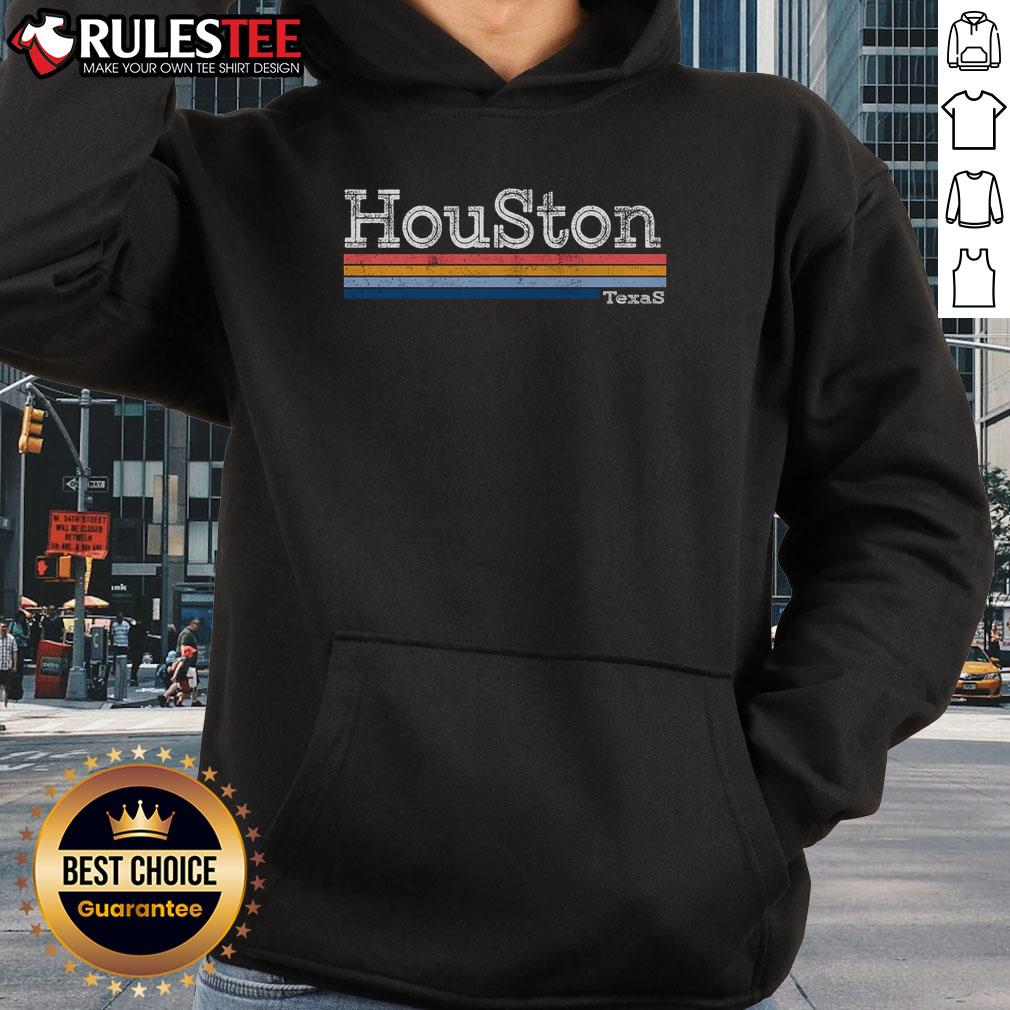 Awesome Retro Vintage 80s Style Houston Texas Logo T-Shirt - Image 2