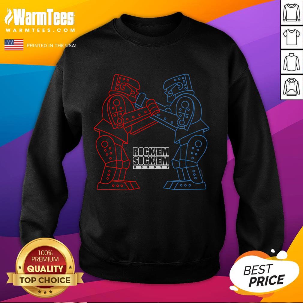 Awesome RockEm SockEm Robots T-Shirt - Image 5