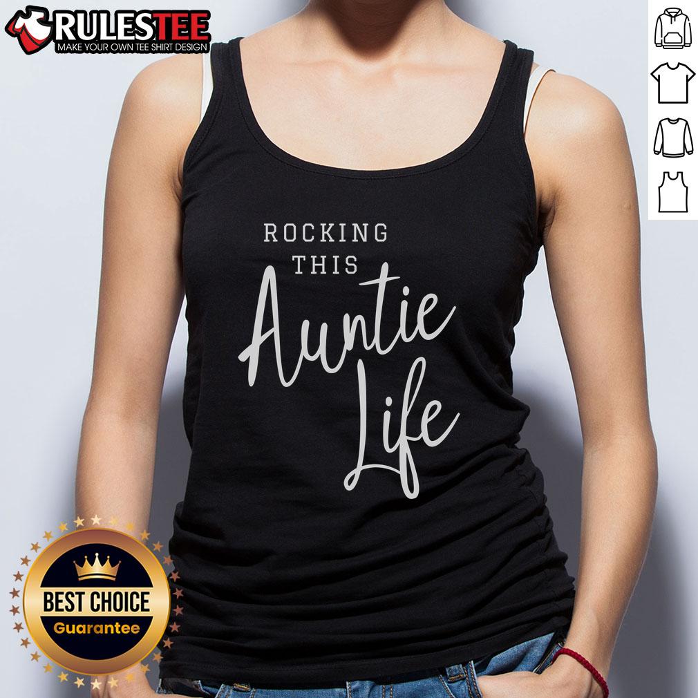 Awesome Rocking This Auntie Life T-Shirt - Image 4