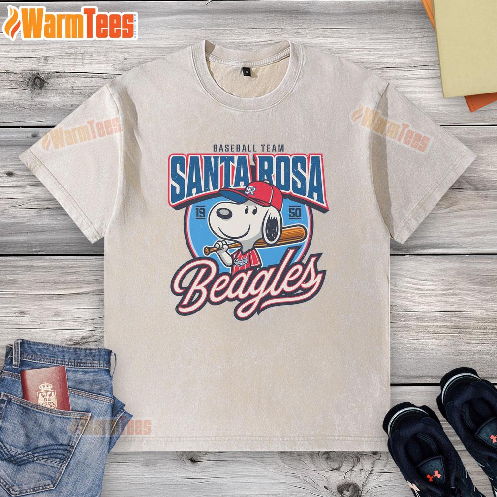 Awesome Santa Rosa Beagles Sluggers Baseball Team Est 1950 T-Shirt - Image 6