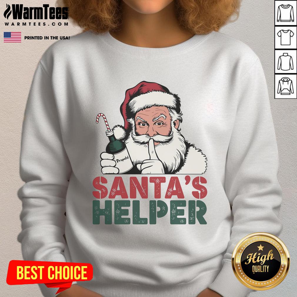 Awesome Santa's Helper Christmas Holiday Xmas T-Shirt - Image 5