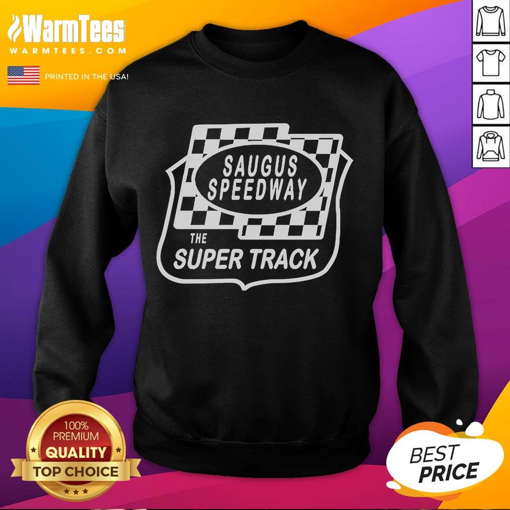 Awesome Saugus Speedway The Super Track T-Shirt - Image 5