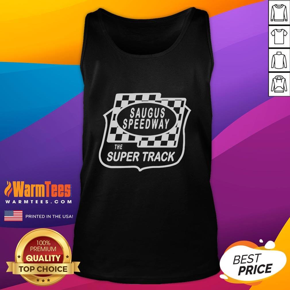 Awesome Saugus Speedway The Super Track T-Shirt - Image 4