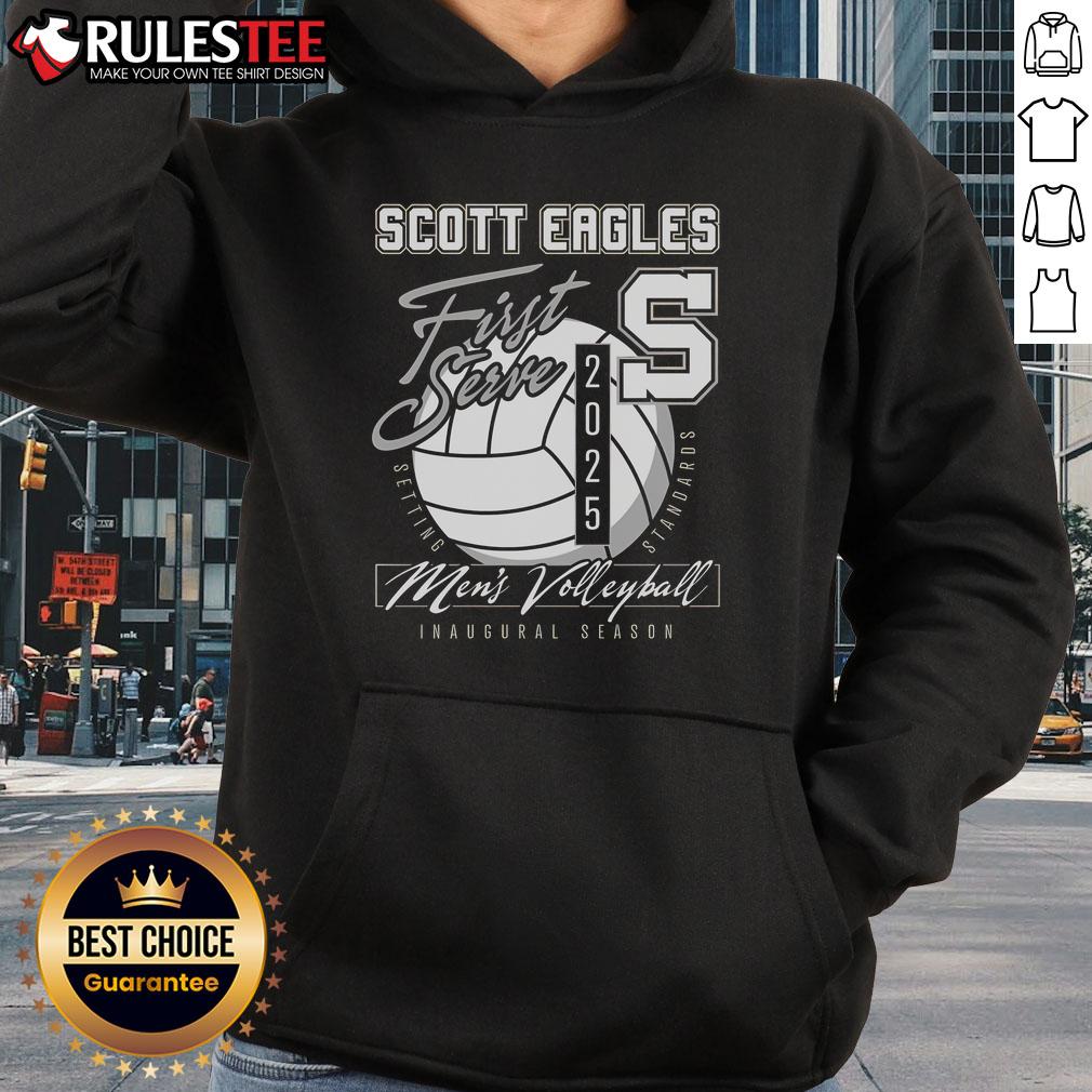 Awesome Scott Men's Volleyball First Serve 2025 T-Shirt - Image 2