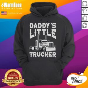 Alternative view of Awesome Semi Truck Daddy's Little Trucker T-Shirt