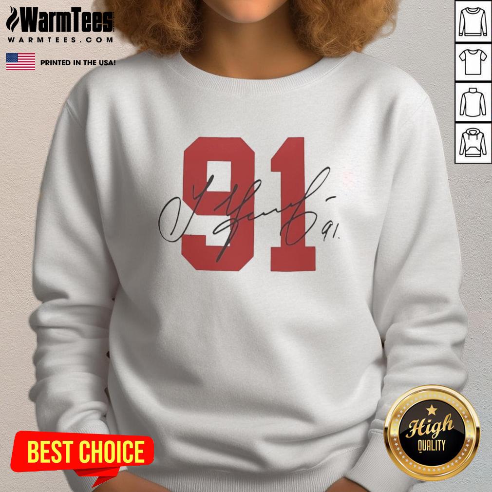 Awesome Signature #91 Sergei Fedorov Detroit Red Wings T-Shirt - Image 5