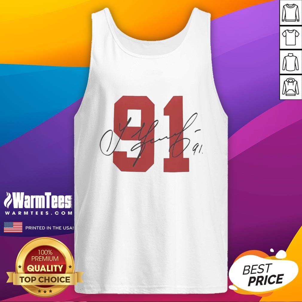 Awesome Signature #91 Sergei Fedorov Detroit Red Wings T-Shirt - Image 4