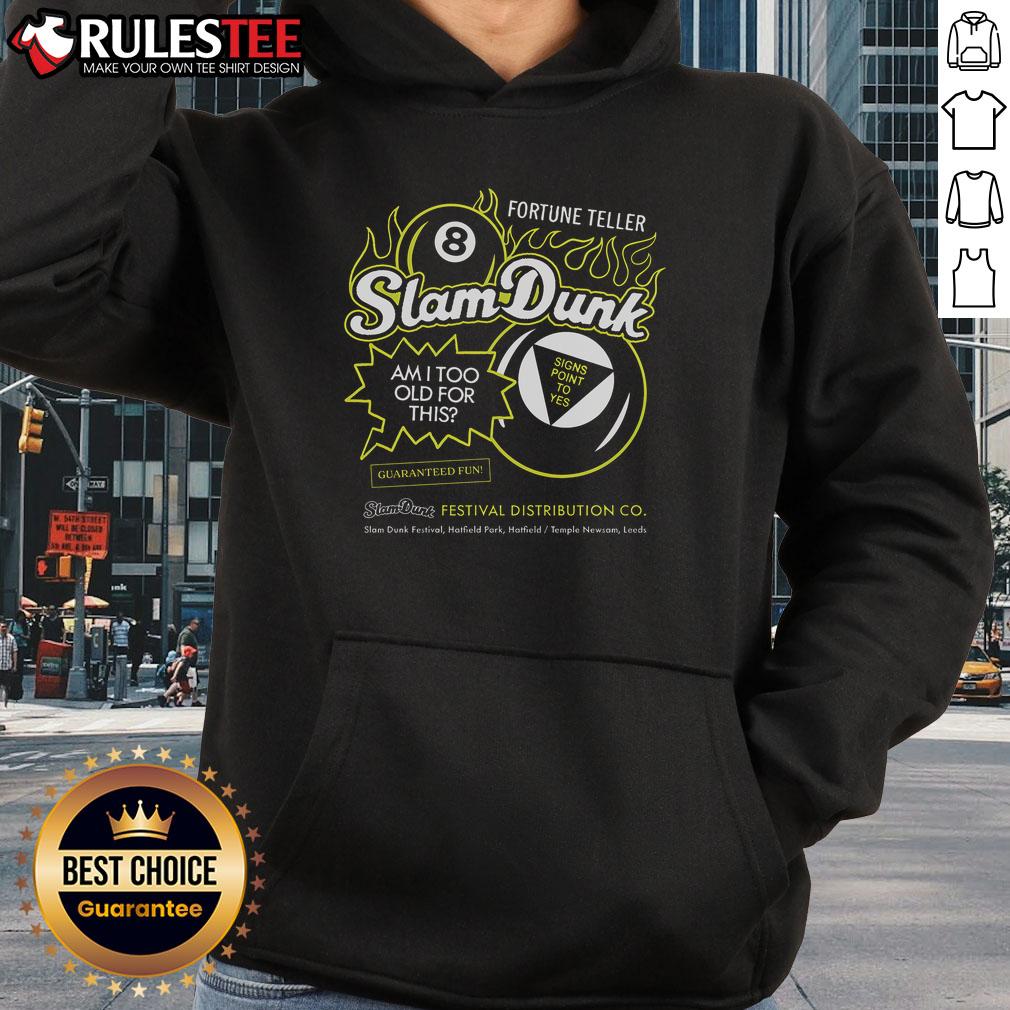 Awesome Slam Dunk 8 Ball Fortune Teller T-Shirt - Image 2