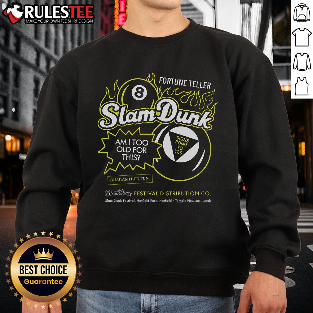 Awesome Slam Dunk 8 Ball Fortune Teller T-Shirt - Image 5