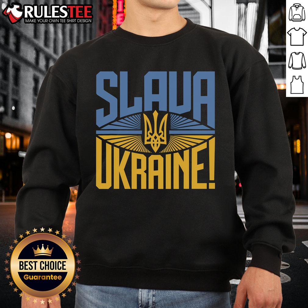 Awesome Slava Ukraine T-Shirt - Image 5