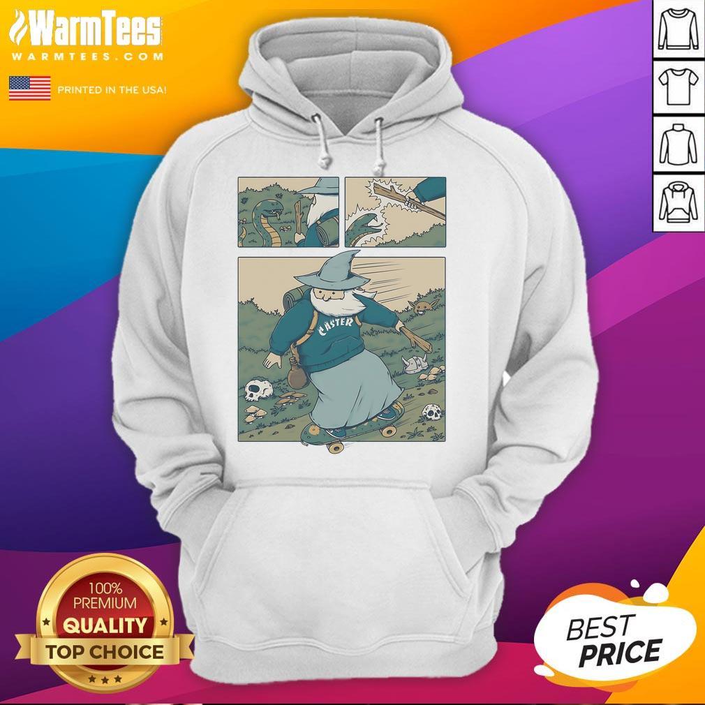 Awesome Snakeboarding Wizard T-Shirt - Image 2