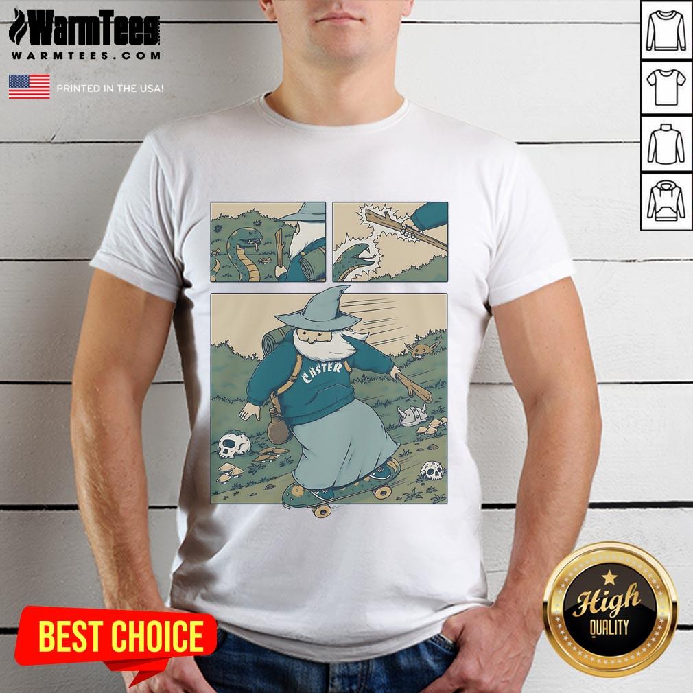Awesome Snakeboarding Wizard T-Shirt