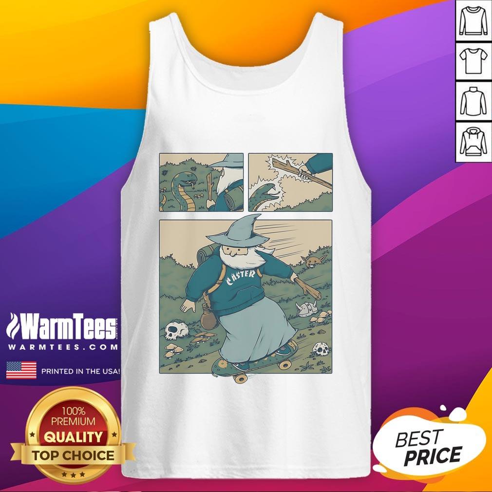 Awesome Snakeboarding Wizard T-Shirt - Image 4