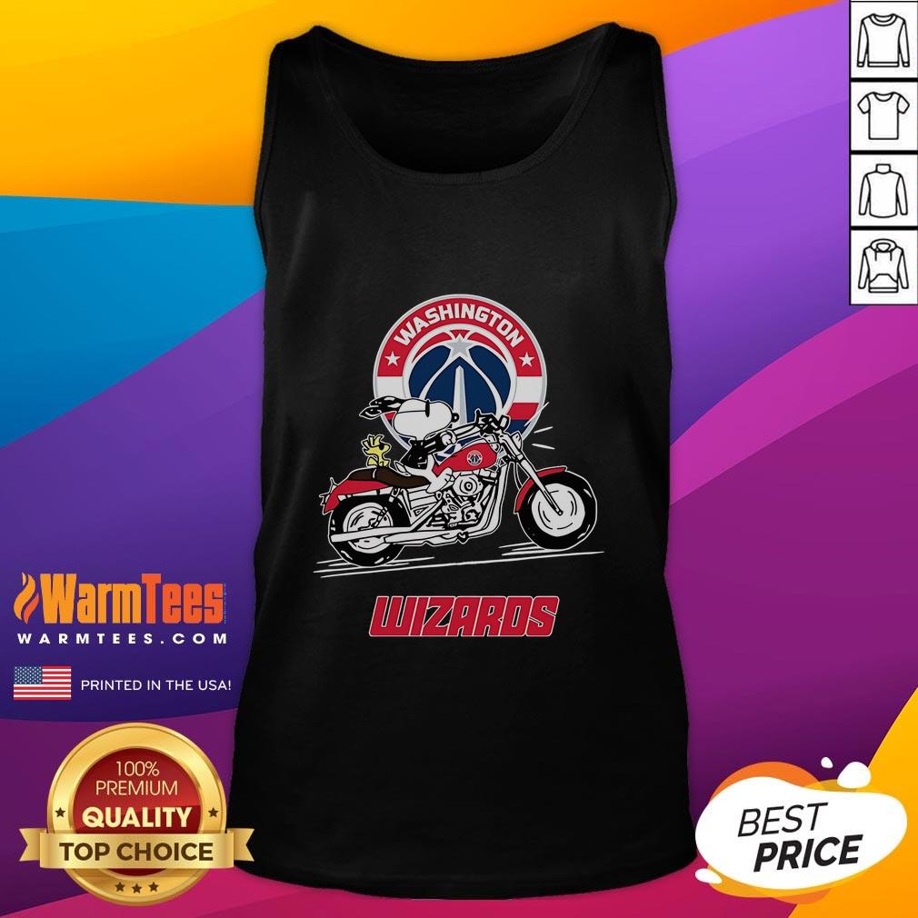 Awesome Snoopy And Woodstock Driving Motorbike Washington Wizards T-Shirt - Image 4