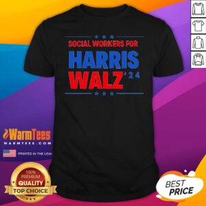 Awesome Social Worker For Harris Walz 2024 T-Shirt