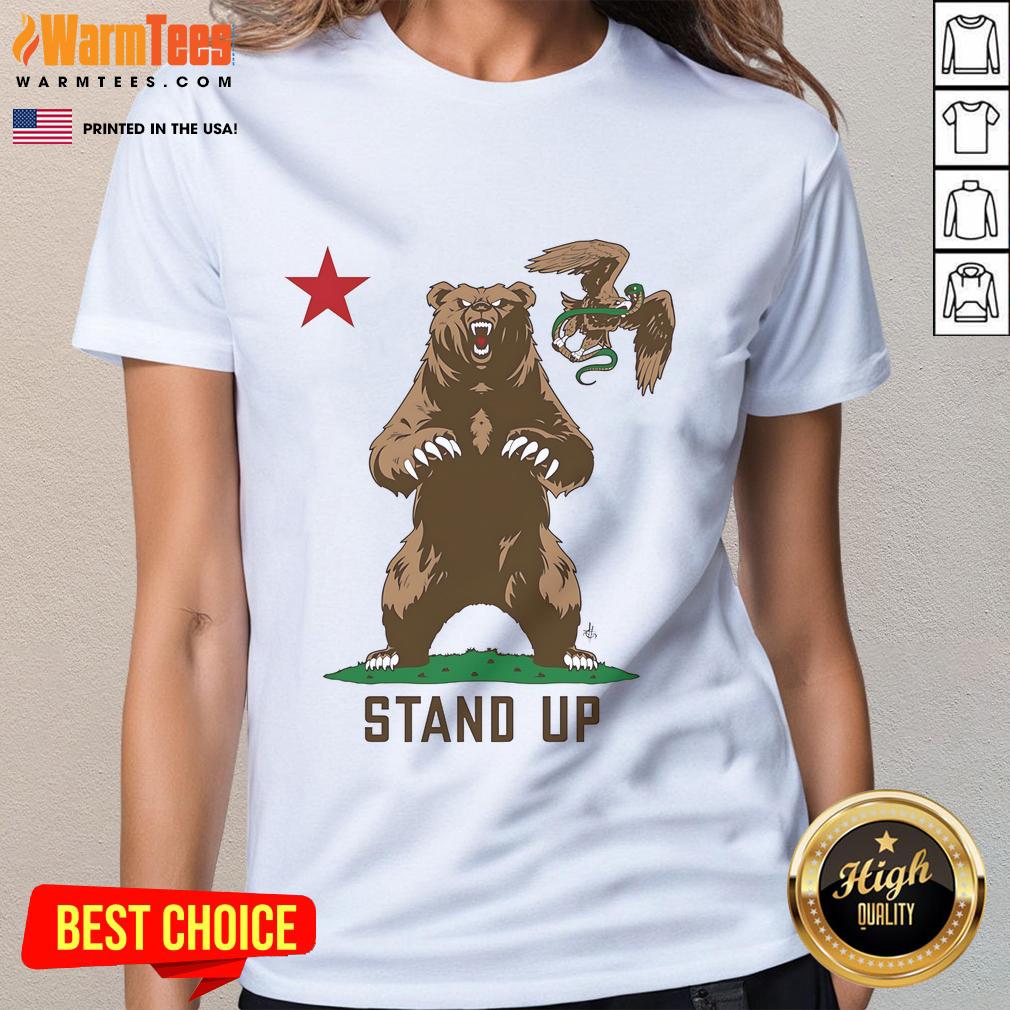 Awesome Stand Up To Ice Bear T-Shirt - Image 3