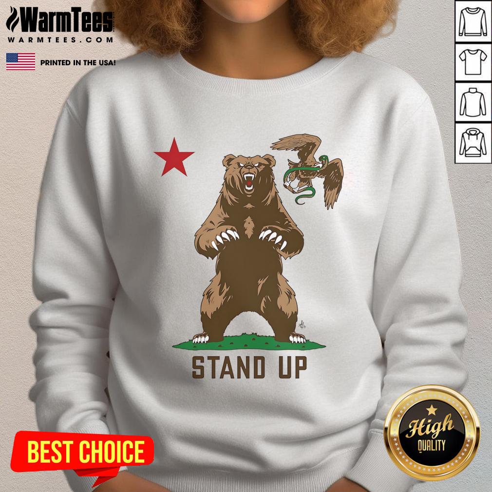 Awesome Stand Up To Ice Bear T-Shirt - Image 5