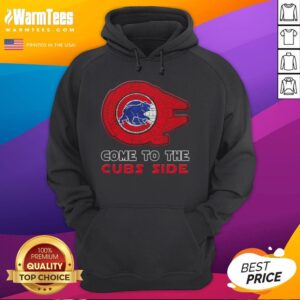 Alternative view of Awesome Star Wars Come To The Chicago Cubs Side T-Shirt