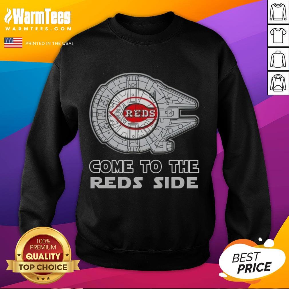 Awesome Star Wars Come To The Cincinnati Reds Side T-Shirt - Image 5