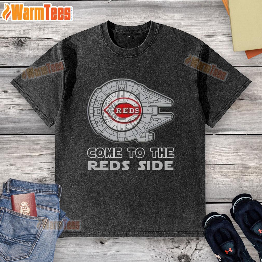 Awesome Star Wars Come To The Cincinnati Reds Side T-Shirt - Image 6