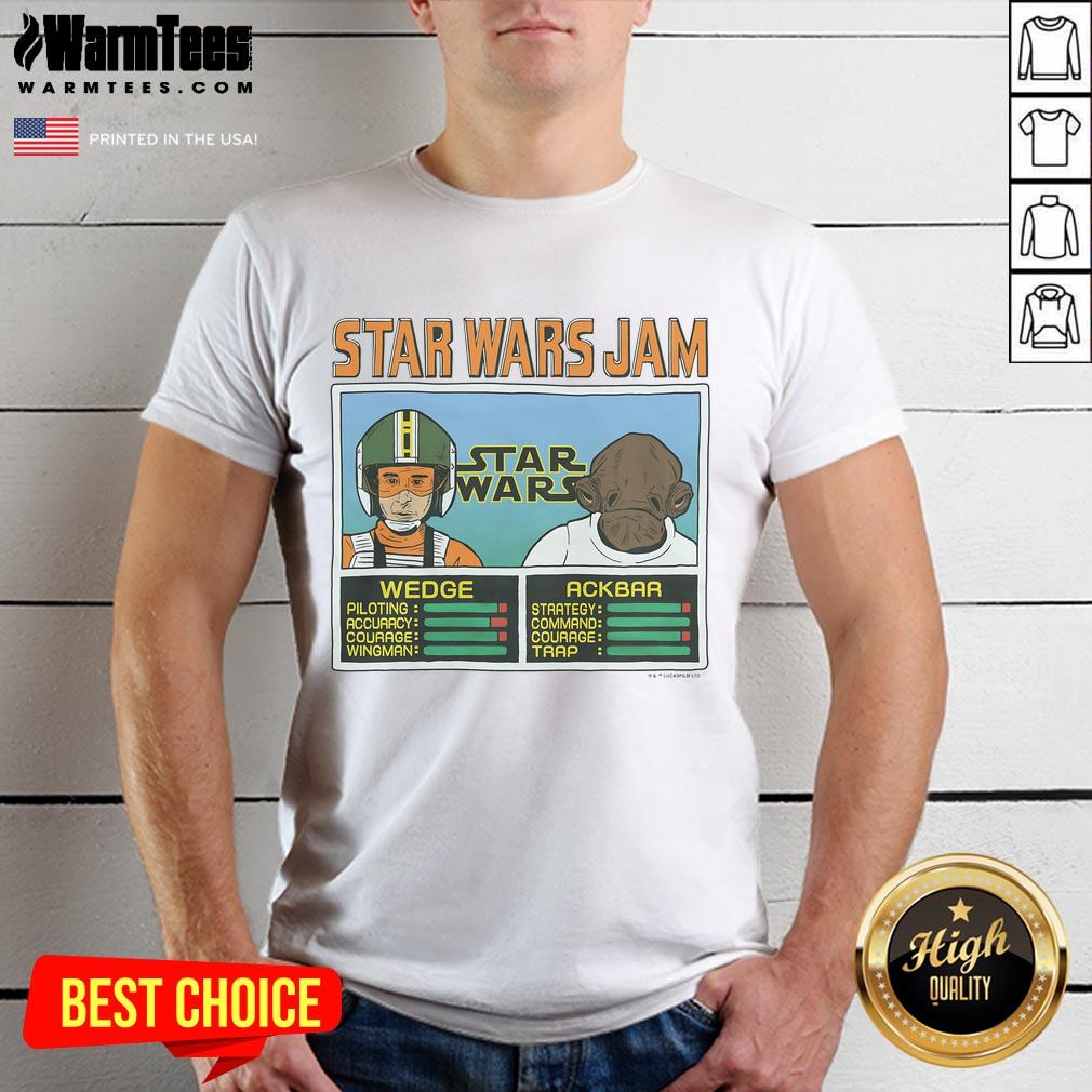 Awesome Star Wars Jam Wedge And Ackbar T-Shirt