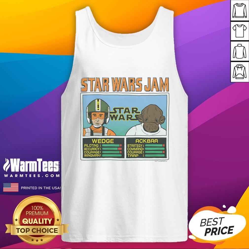 Awesome Star Wars Jam Wedge And Ackbar T-Shirt - Image 4