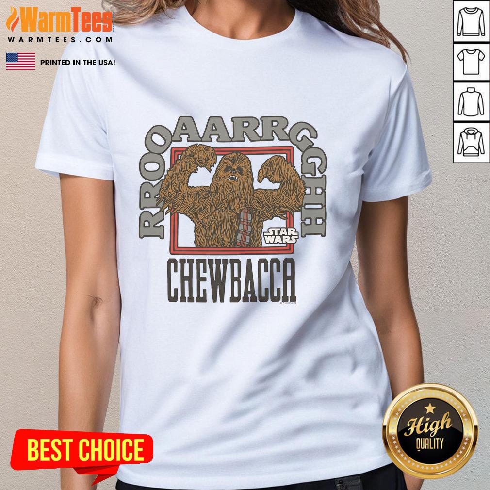 Awesome Star Wars Wookie Roar Chewbacca T-Shirt - Image 3