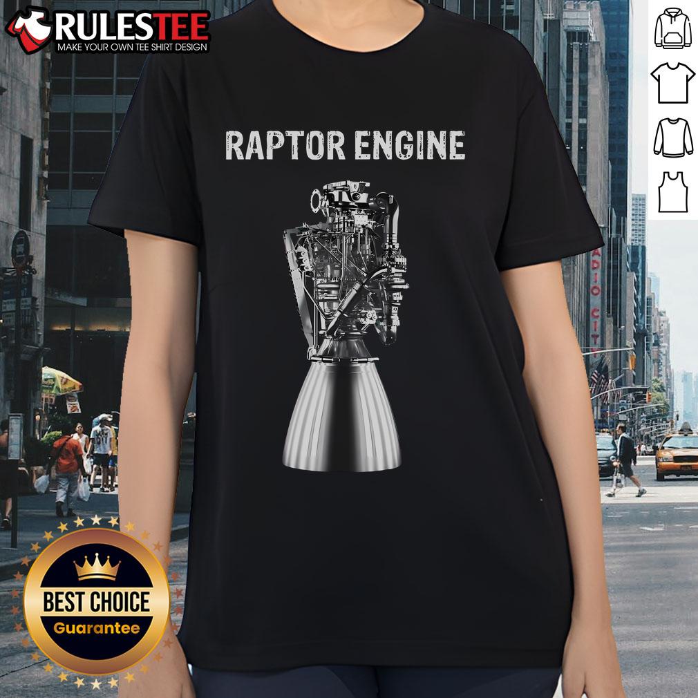 Awesome Starship Raptor Engine Space Explorer Rocket Scientist T-Shirt - Image 3