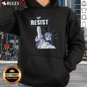 Alternative view of Awesome Statue Of Liberty Resist Protest Fight T-Shirt