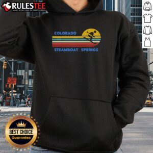Alternative view of Awesome Steamboat Springs Colorado Skiing Skier Ski Vintage T-Shirt