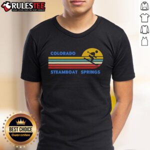 Awesome Steamboat Springs Colorado Skiing Skier Ski Vintage T-Shirt