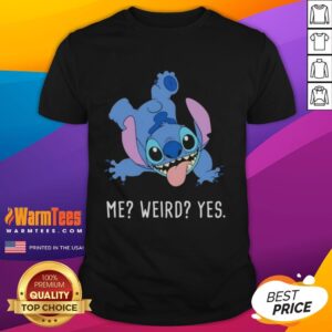 Awesome Stitch Me Weird Yes Cartoon T-Shirt