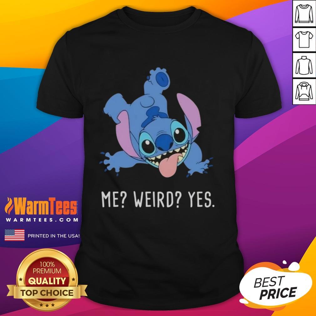 Awesome Stitch Me Weird Yes Cartoon T-Shirt