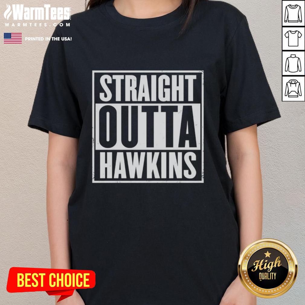 Awesome Straight Outta Hawkins Stranger Things T-Shirt - Image 3