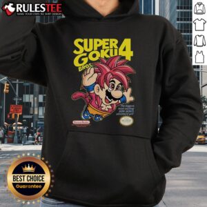 Alternative view of Awesome Super Mario Goku Bros 4 The Biggest Most Exciting Son Goku Adventure Yet T-Shirt
