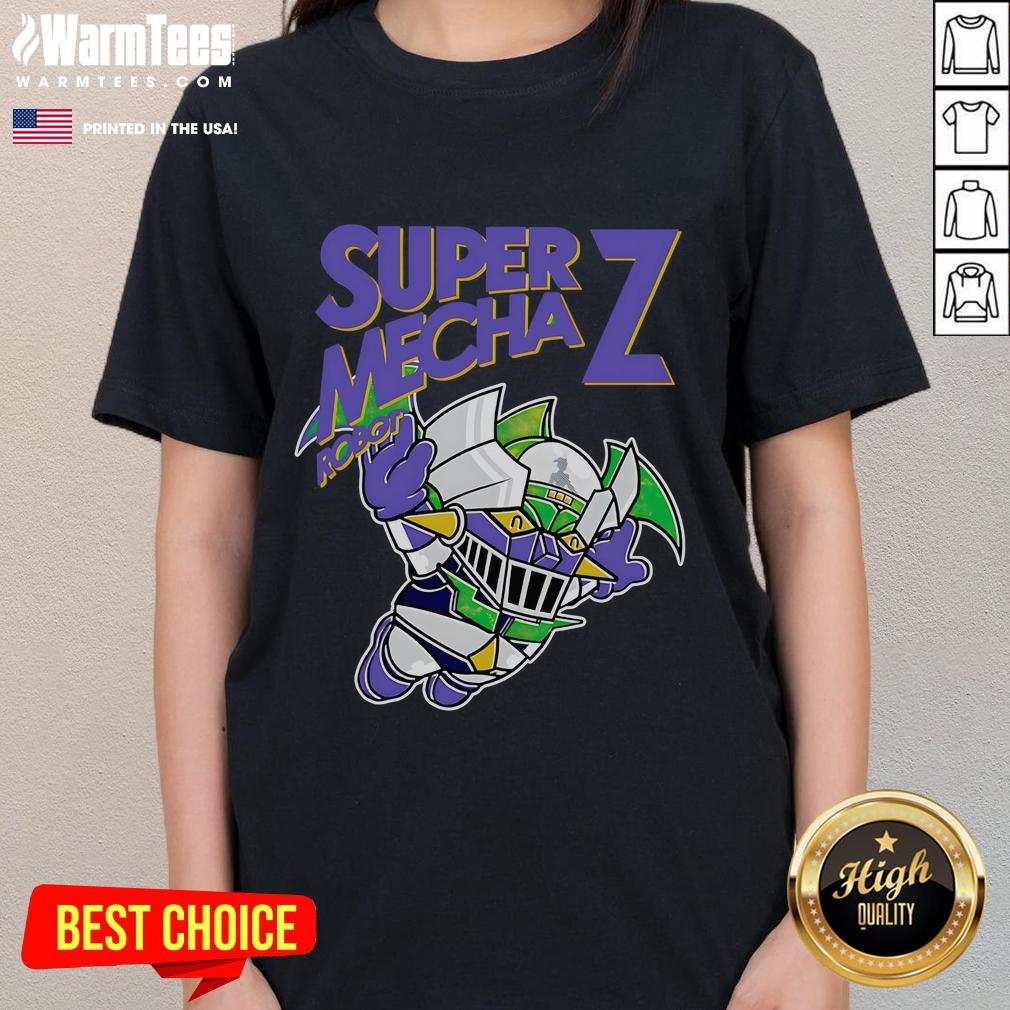 Awesome Super Mecha Z Robot T-Shirt - Image 3