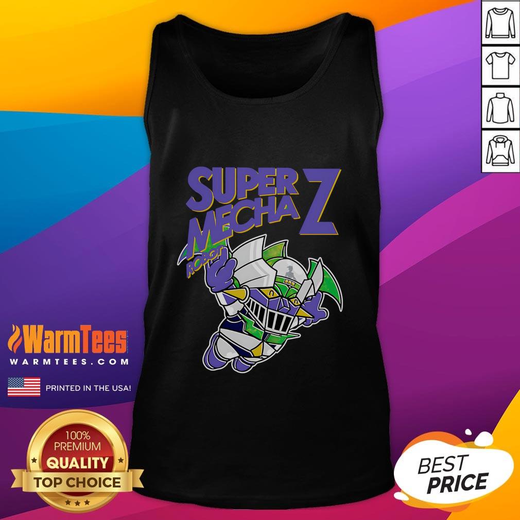 Awesome Super Mecha Z Robot T-Shirt - Image 4