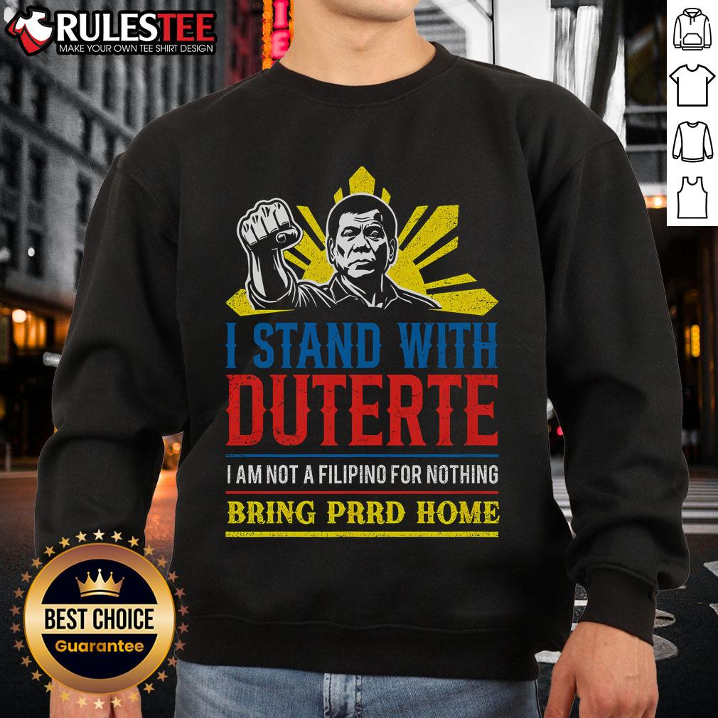 Awesome Support Duterte Stand With Duterte Against ICC Charges T-Shirt - Image 5
