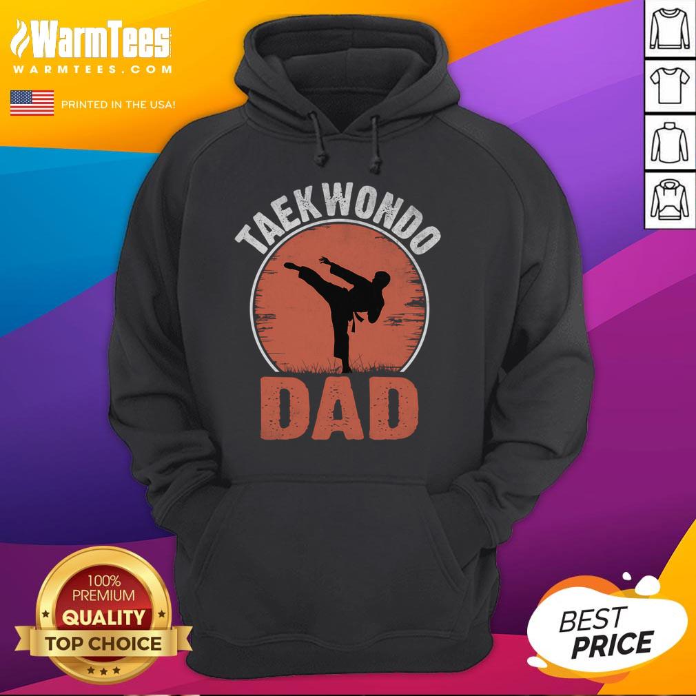 Awesome Taekwondo Dad Martial Artist Martial Arts Tkd T-Shirt - Image 2