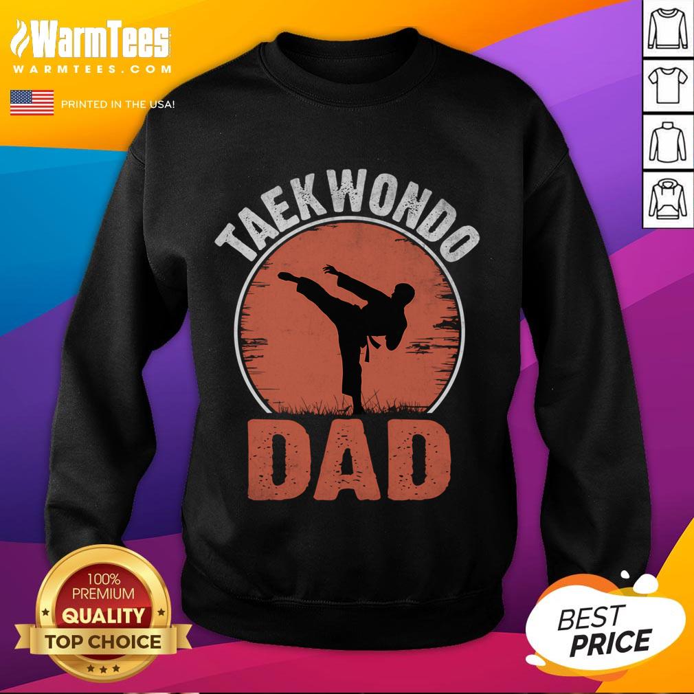 Awesome Taekwondo Dad Martial Artist Martial Arts Tkd T-Shirt - Image 5