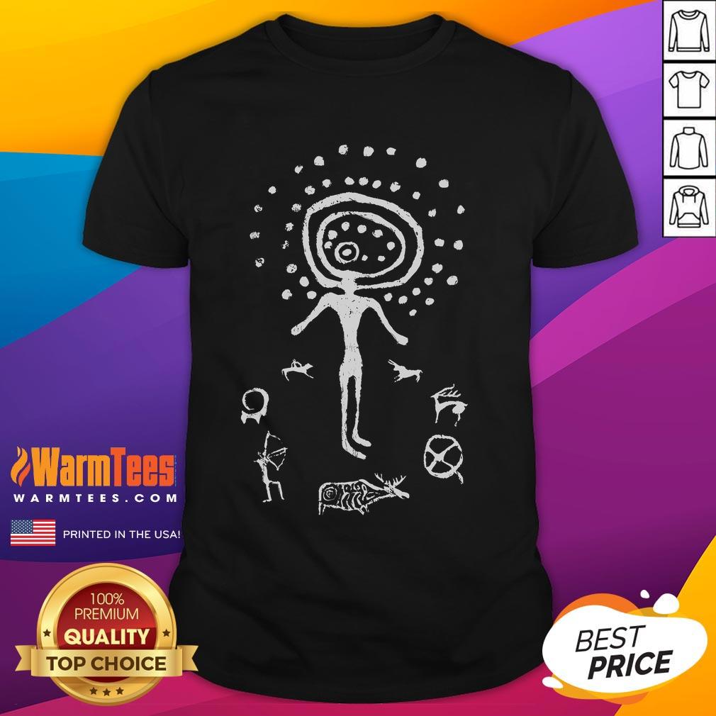 Awesome Tamgaly Shaman Cave Petroglyph Ancient Art Archaeology T-Shirt
